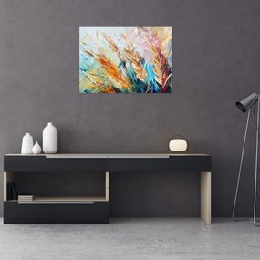 Obraz - Pšenica, abstrakcia (70x50 cm)