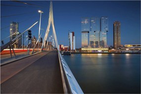 Obraz - Súmrak v Rotterdame, Holandsko (90x60 cm)