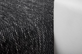 MEGA AKCE Rozkládací rohová sedací souprava HUBI + 2 Taburety Hnědá/Světle hnědá