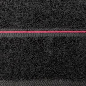 BAMBUSOVÝ UTERÁK BAMBO6 50X90 CM ČIERNA