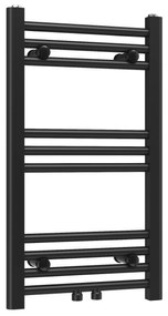 Gamma Erga Simple, vykurovacie teleso 700x400 mm, 234 W, čierna, ERG-LAV-SIMP-7040-BK