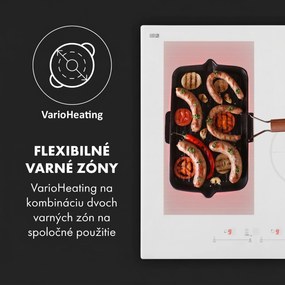 Klarstein Delicatessa 77 Hybrid, vstavaná indukčná varná doska, 7000 W, 4 zóny
