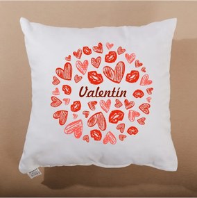 Dekoratívny vankúš Valentín 40x40 cm EMI