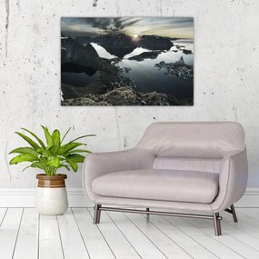 Obraz - Nórske pohorie (90x60 cm)