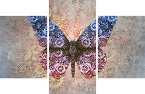 Obraz - Steampunk motýľ (90x60 cm)