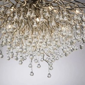 Paul Neuhaus 8092-55 - Prisadený luster ICICLE 14xG9/40W/230V priemer 100 cm chróm