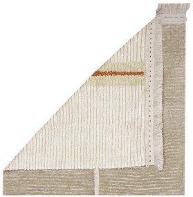 Béžový bavlnený koberec 140x200 cm Duetto Sage – Lorena Canals