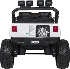 Elektrické autíčko Extreme Sport 4x4 biele