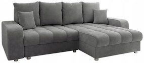 Mirjan24 Rohová sedačka do obývačky DUBLIN - šedá 1