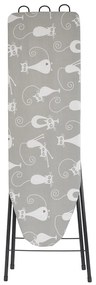 Erga Model Irit Black, žehliaca doska 120x30x80 cm, čierna-viacfarebné, ERG-SEP-10DESIRITBLA