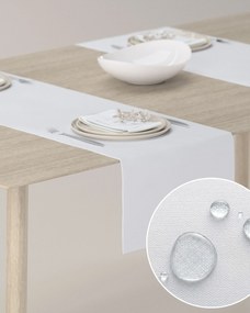 Štóla na stôl farba produktu biela látka odolná voči škvrnám, zapletaná
