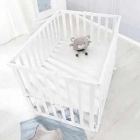 Biela detská ohrádka 100x75 cm – Roba