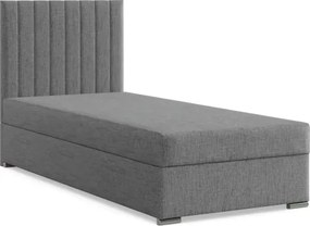 Čalúnená posteľ AGEN 90×200 cm sivá