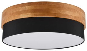 Stropné svietidlo v bielo-prírodnej farbe s textilným tienidlom Seasons – Trio