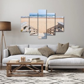 Obraz - Pláž (150x105 cm)