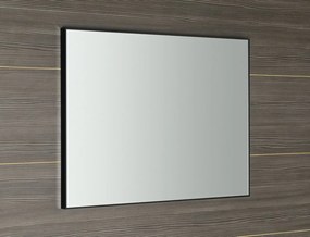 Sapho Sapho, AROWANA okrúhle zrkadlo v ráme ø 90cm, čierna matná, AWB090