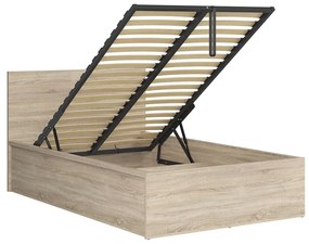 Jednolôžková posteľ 120 cm BRW Tetrix 6 (dub sonoma) (s roštom) (s úl. priestorom). Vlastná spoľahlivá doprava až k Vám domov. 1098486