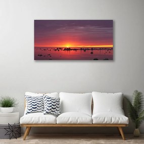 Obraz Canvas More slnko krajina 140x70 cm