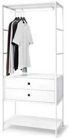 Vešiaková stena »KLAAR« s 2 zásuvkami