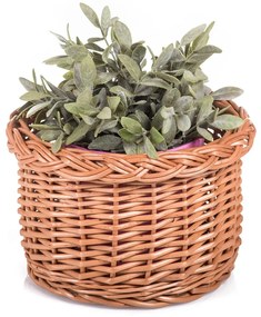 Kôš na kvetiny prútený Flor II.priemer 23 x v. 18(cm)