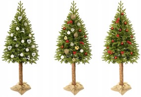 Dekorstudio Umelý Vianočný stromček na pni 3D Smrek 180cm