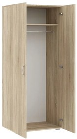 Dvojdverová šatníková skriňa 74 cm RICHLAND - dub sonoma