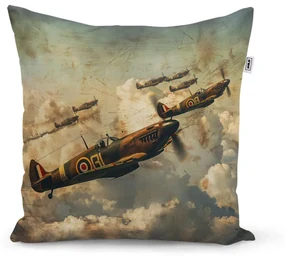 Sablio Vankúš Stíhačky Spitfire v leteckej bitke - 60x60 cm