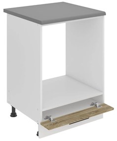 Kuchynská skrinka Belini Premium Full Version spodná pre vstavanú rúru 60 cm dub sonoma s pracovnou doskou