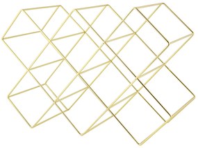 Echtwerk Stojan na víno/Podložka pod hrniec (stojan na víno pre 8 fliaš, zlatá)  (100332405)