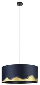 Eglo 39974 - Luster na lanku CASUARITA 1xE27/40W/230V pr. 53 cm modrá/zlatá