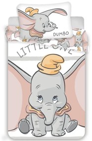 JERRY FABRICS Obliečky do postieľky Dumbo stripe Bavlna, 100/135, 40/60 cm