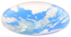 Modré LED detské stropné svietidlo ø 37 cm Terra – Trio