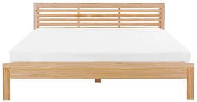 Manželská posteľ 180 cm CAROC (s roštom) (svetlé drevo). Vlastná spoľahlivá doprava až k Vám domov. 1007195
