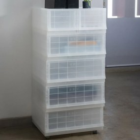 Modulárny úložný box Wave Mist bez koliesok 54,6 x 43,4 x 22 cm, široký - 1 zásuvka