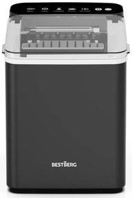 Výrobník ľadu BestBerg BBCM-11 / 150 W / 12 kg/24 hod. / čierna