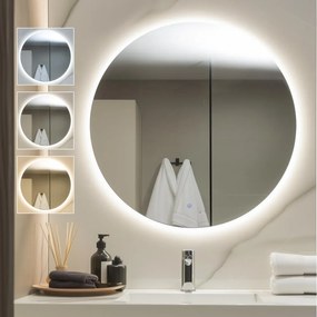 Brilagi - Kúpeľňové zrkadlo LUNA LED/32W/230V pr. 100 cm IP44 CRI 90 stmievateľné +CCT
