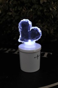 LED srdce na hrob 13cm
