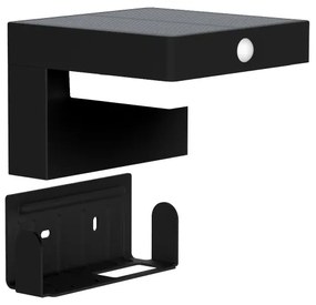 Zuma Line WT33811-LED Solárne nástenné svietidlo GRID LED/4,5W/2000mAh IP44 čierna