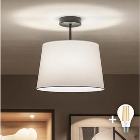 BRILAGI - LED prisadený luster CERIA 1xE27/60W/230V, priemer 30 cm, čierna/biela