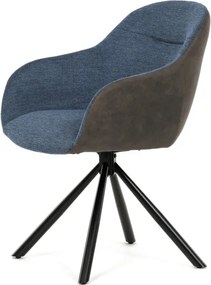 Jedálenská stolička modrá DCH-Y1143 BLUE2