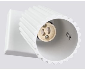 Biele bodové svietidlo 8x16 cm Gleam – Sollux