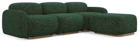 Tmavozelená modulárna rohová pohovka (variabilná) Ailani – Makamii