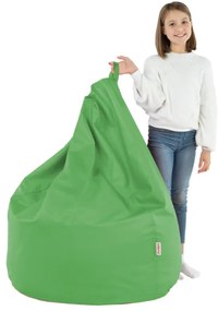 Sedací vak SAKO zelený ekokoža