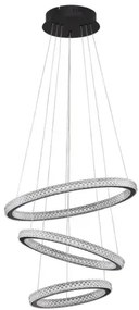 LED luster Ginevra 51 čierne