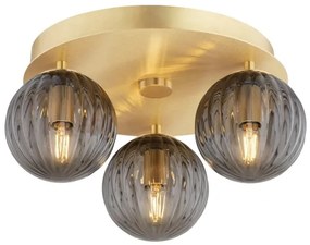 Argon 6308 - Stropné svietidlo PALOMA 3xE14/7W/230V zlatá/čierna