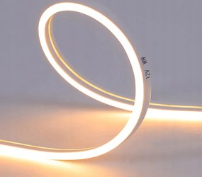 LED pásik 12V vodeodolný 50m NEON 8W/m neutrálna farba - estetický flexibilný tesný