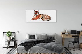 Obraz na akrylátovom skle Maľované tiger 120x60 cm