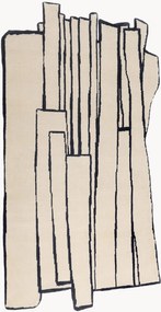 Ručne viazaný vlnený koberec Contour