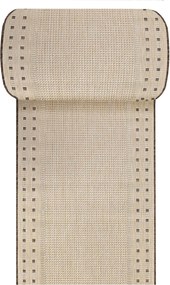 DY ZARA 11 obojstranný koberček s výšivkou, hnedý Rozmer: 60 cm