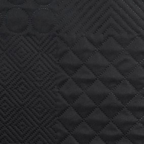 Dekorstudio Moderný prehoz na posteľ BONI5 čierny Rozmer prehozu (šírka x dĺžka): 220x240cm